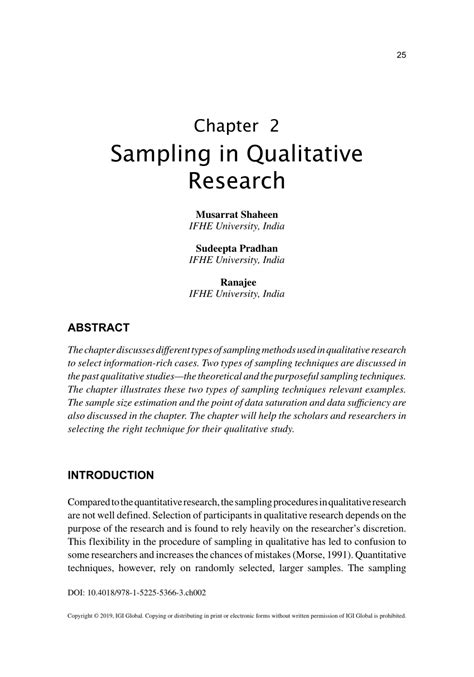 sampling procedure in research pdf